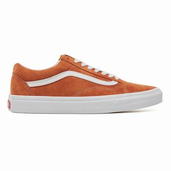 Vans Suede Old Skool - Miesten Tennarit - Ruskea/Valkoinen